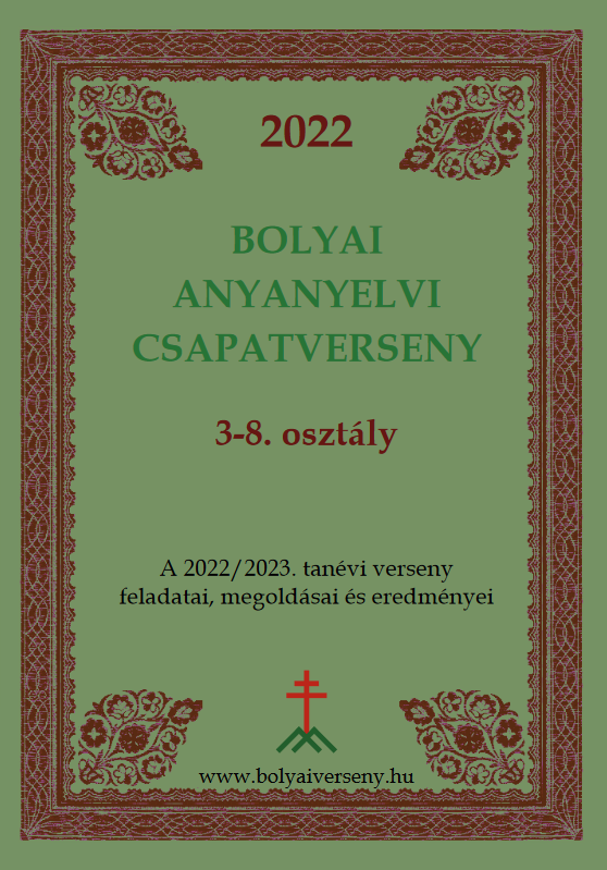 Bolyai Anyanyelvi Csapatverseny 2022/23. (3-8. osztály)